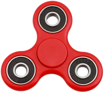 Red Plastic Fidget Spinner Free PNG