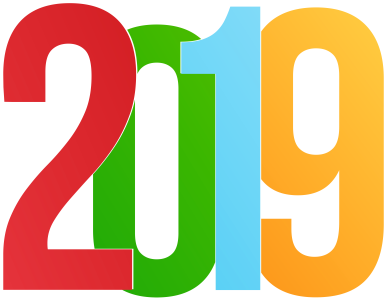 2019 Happy New Year PNG – Transparent Background 6
