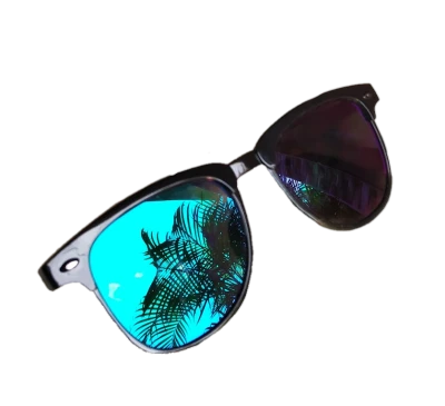 Sunglasses with Palm Reflection PNG Image
