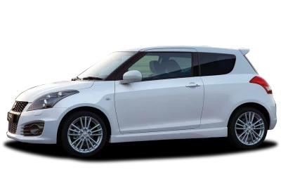 White Suzuki Swift PNG Image
