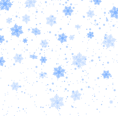 Falling Snowflakes Winter Effect PNG Image