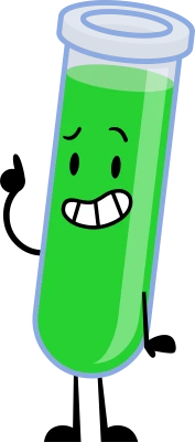 Test Tube Character Clipart