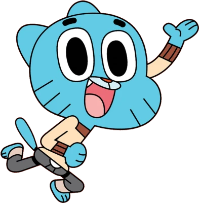 Gumball Watterson Running PNG Image