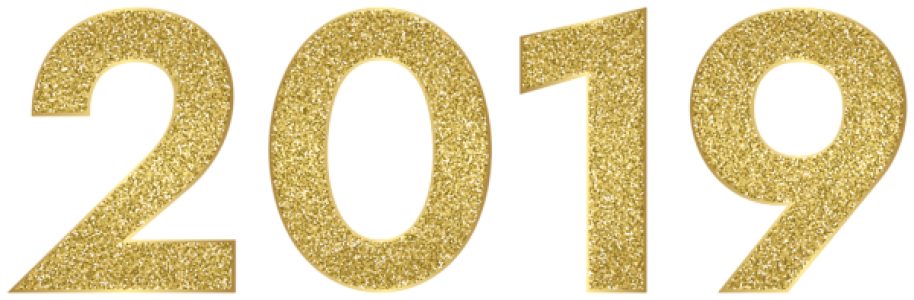 2019 Happy New Year PNG – Transparent Background 9
