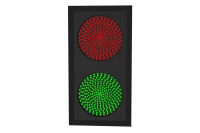 Red and Green LED Traffic Light Free PNG
