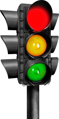 Classic 3 Color Traffic Light Signal Free PNG
