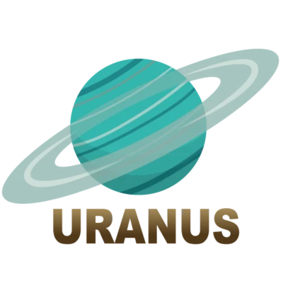 Uranus Planet Space Illustration Free PNG