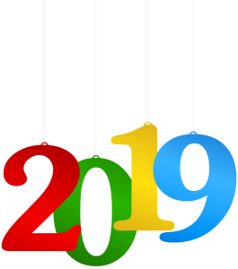 2019 Happy New Year PNG – Transparent Background 13