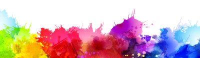 Colorful Rainbow Watercolor Splatter Free PNG