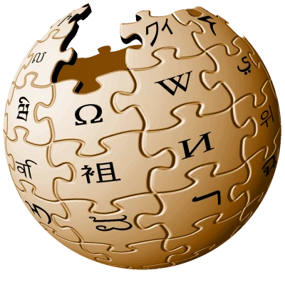 Wikipedia Globe Logo Bronze Gold Version