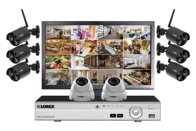 CCTV Security Camera System Monitor Free PNG