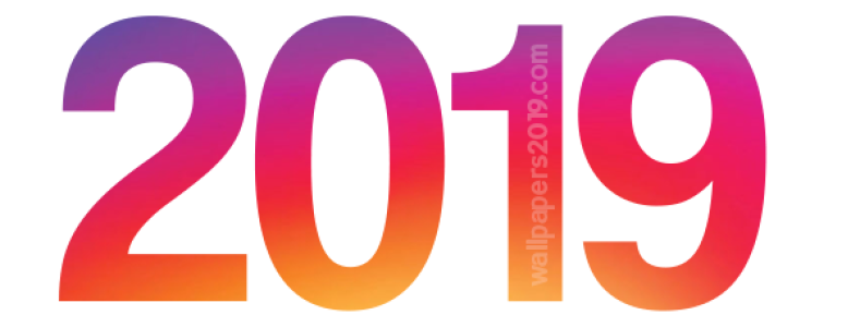2019 Happy New Year PNG – Transparent Background 16