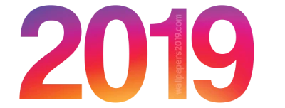 2019 Happy New Year PNG – Transparent Background