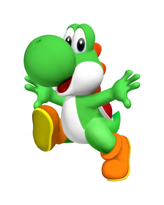 Yoshi Super Mario Game Character Free PNG
