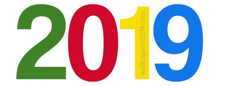 2019 Happy New Year PNG – Transparent Background 17
