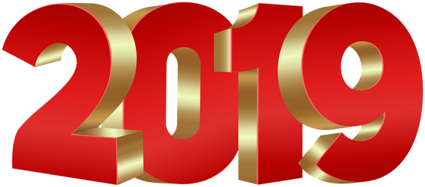 2019 Happy New Year PNG – Transparent Background