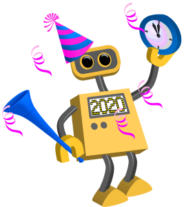 2020 Happy New Year PNG – Transparent Background 9