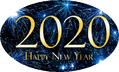 2020 Happy New Year PNG – Transparent Background 18