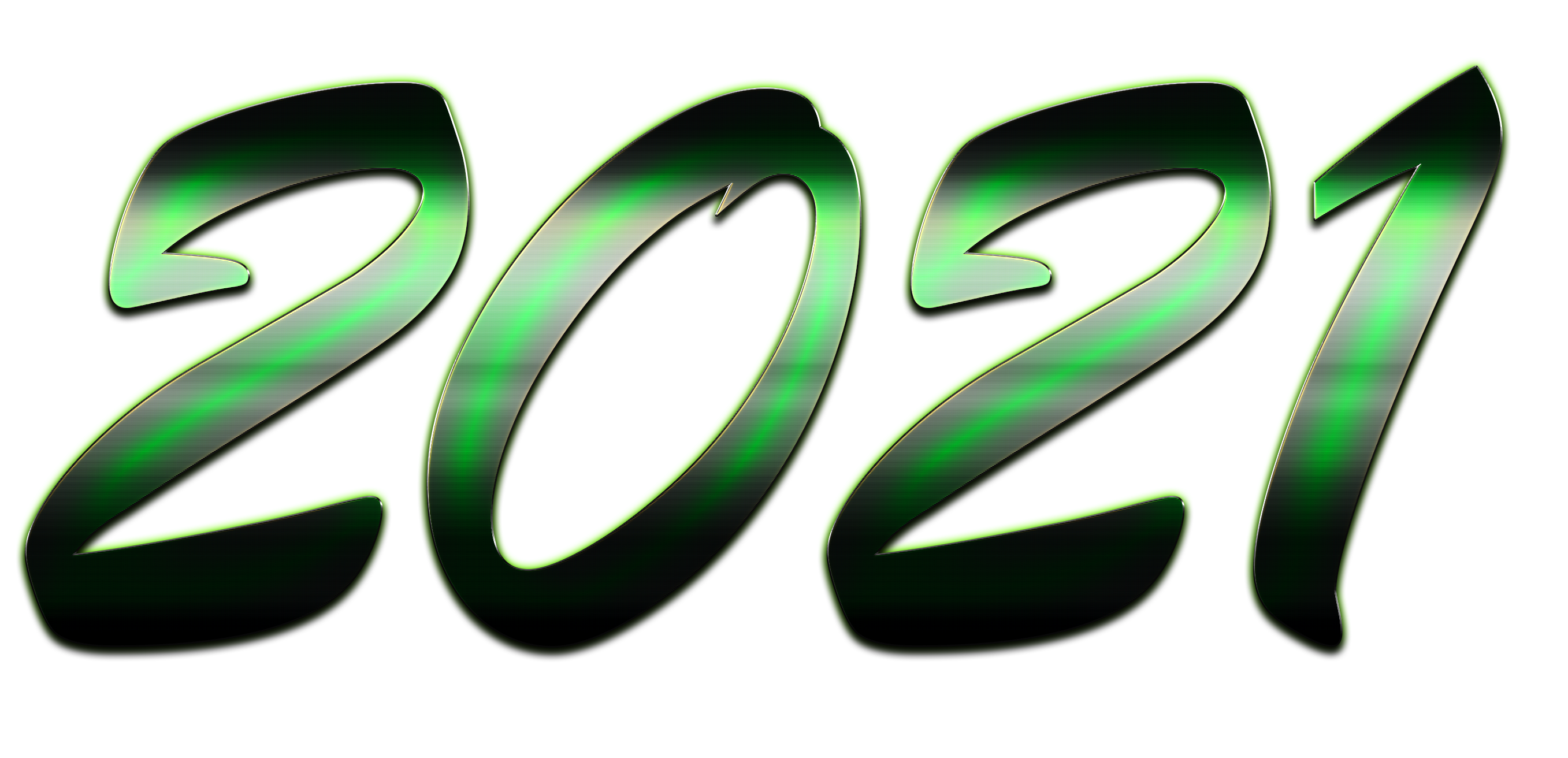 2021 Happy New Year PNG – Transparent Background 1