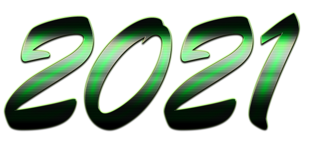 2021 Happy New Year PNG – Transparent Background 1