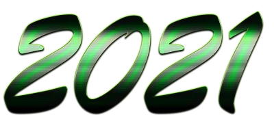 2021 Happy New Year PNG – Transparent Background