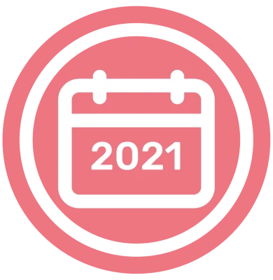 2021 Happy New Year PNG – Transparent Background