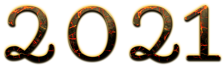 2021 Happy New Year PNG – Transparent Background 5