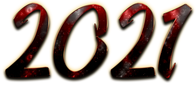 2021 Happy New Year PNG – Transparent Background 9