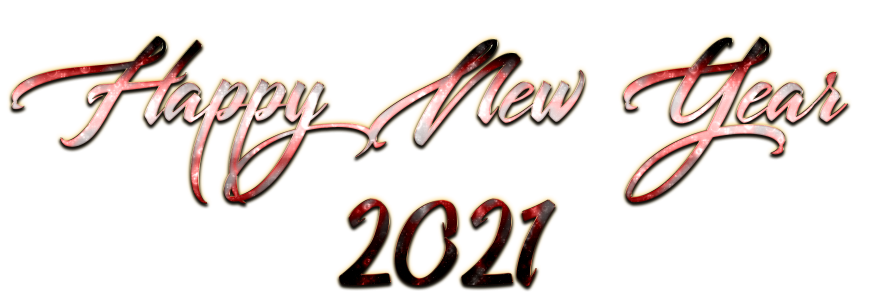 2021 Happy New Year PNG – Transparent Background 10
