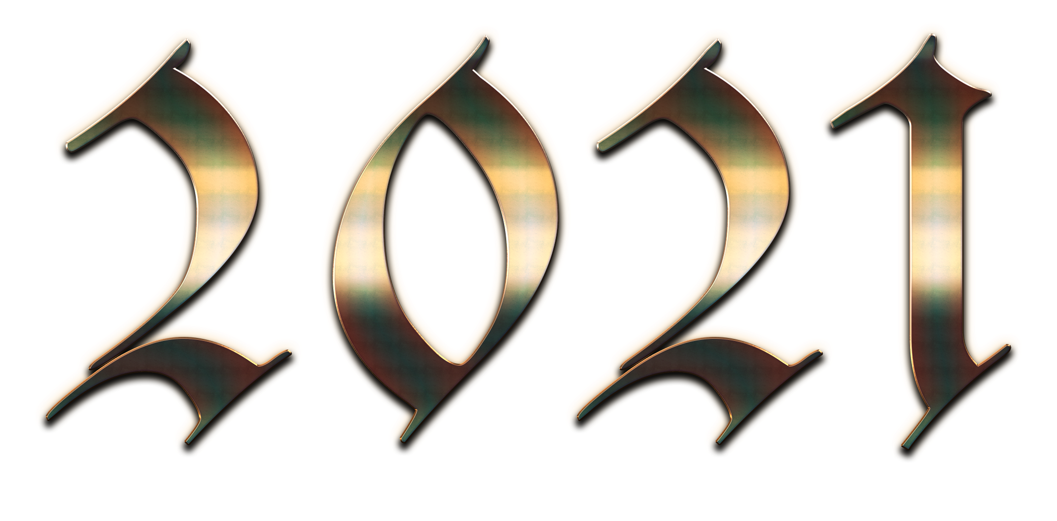 2021 Happy New Year PNG – Transparent Background 18