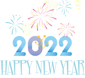 2022 Happy New Year PNG – Transparent Background 5