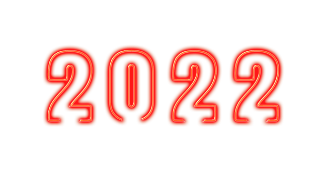 2022 Happy New Year PNG – Transparent Background 8