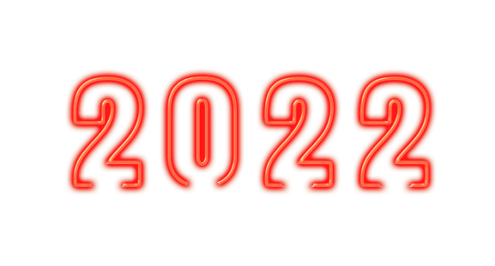 2022 Happy New Year PNG – Transparent Background 8