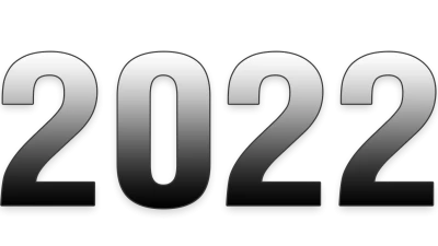 2022 Happy New Year PNG – Transparent Background