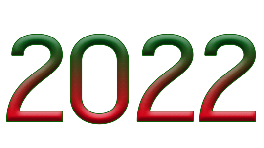 2022 Happy New Year PNG – Transparent Background 13