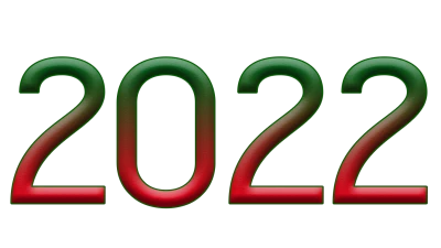 2022 Happy New Year PNG – Transparent Background