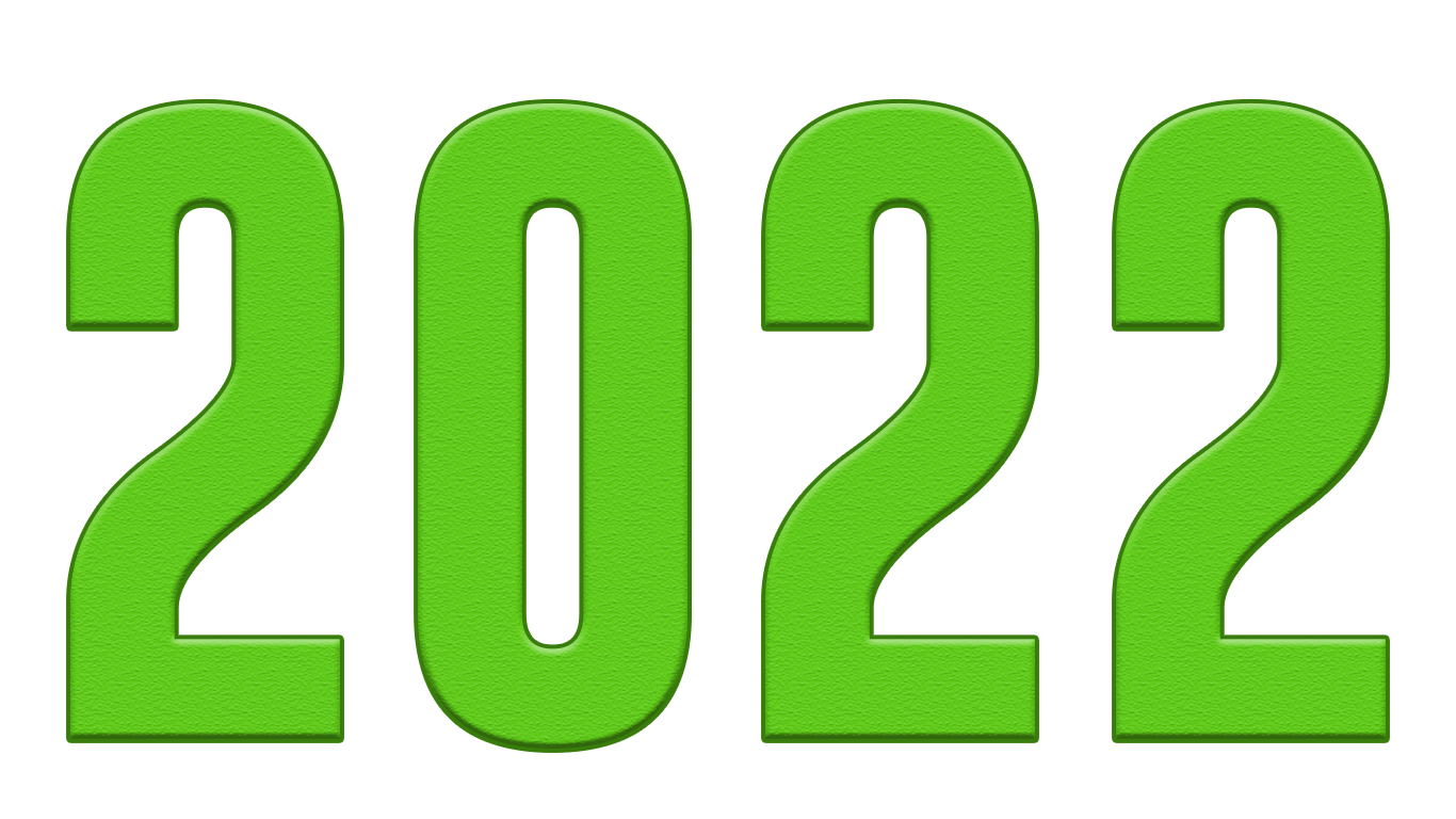 2022 Happy New Year PNG – Transparent Background