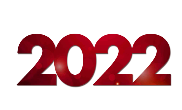 2022 Happy New Year PNG – Transparent Background 18