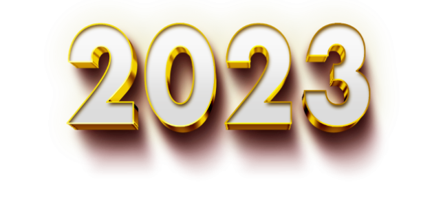 2023 Happy New Year PNG – Transparent Background 2