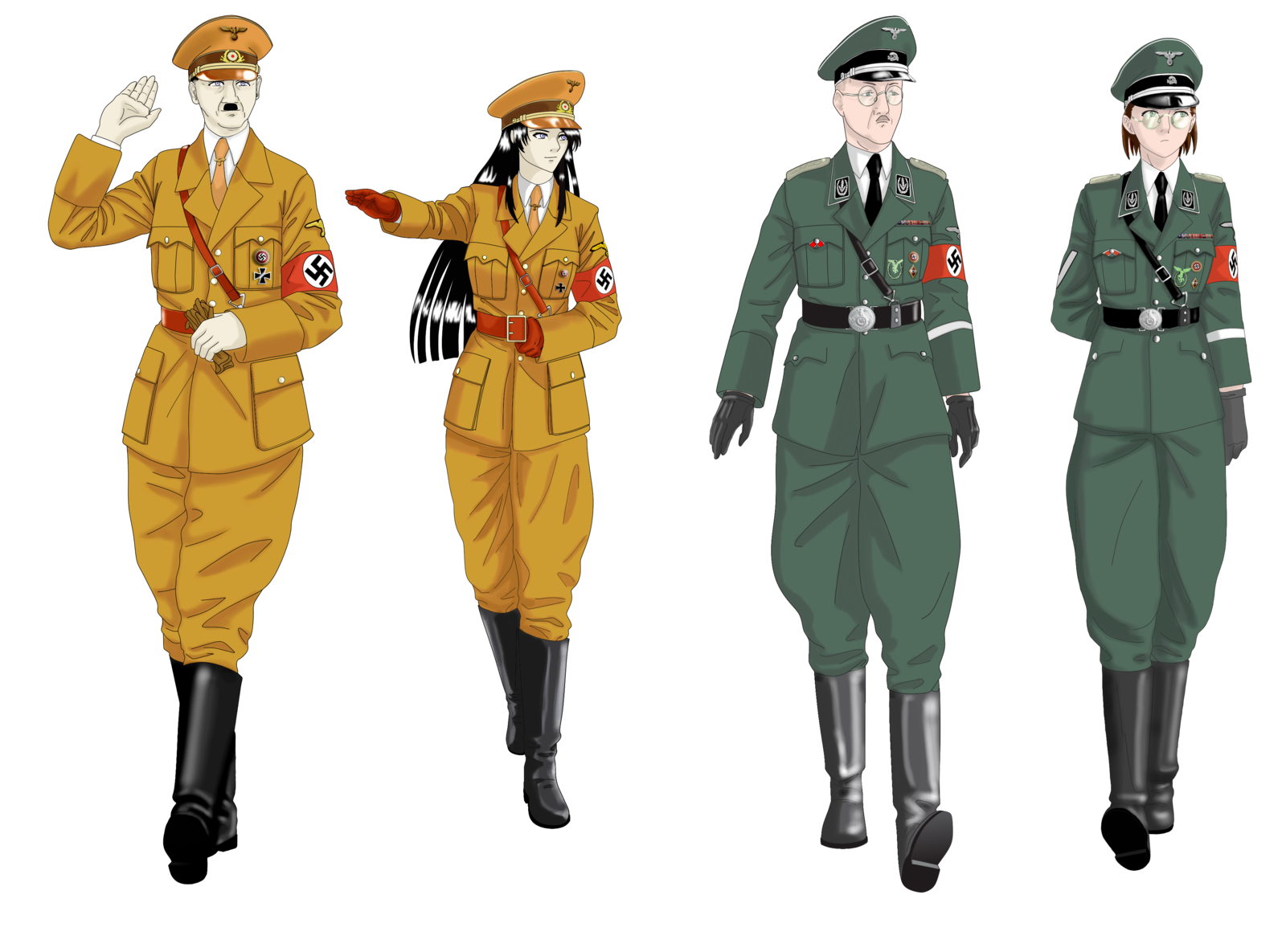 Adolf Hitler Portrait PNG Image 3