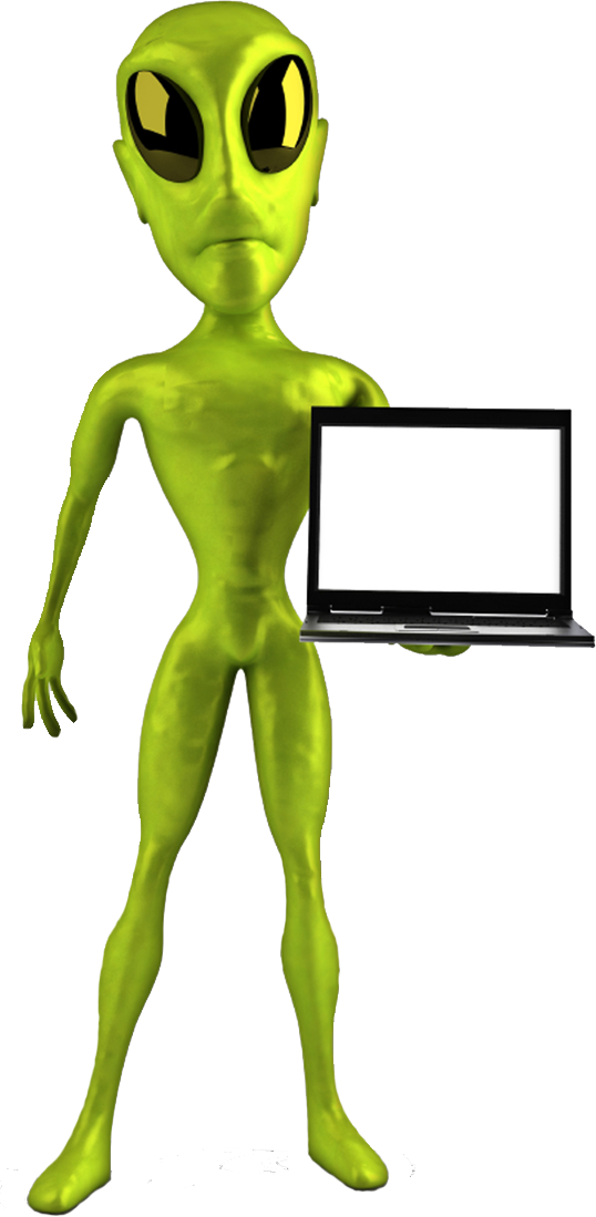 Alien PNG – Extraterrestrial Being 5