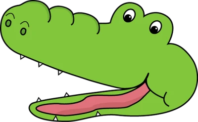 Realistic Alligator PNG Image
