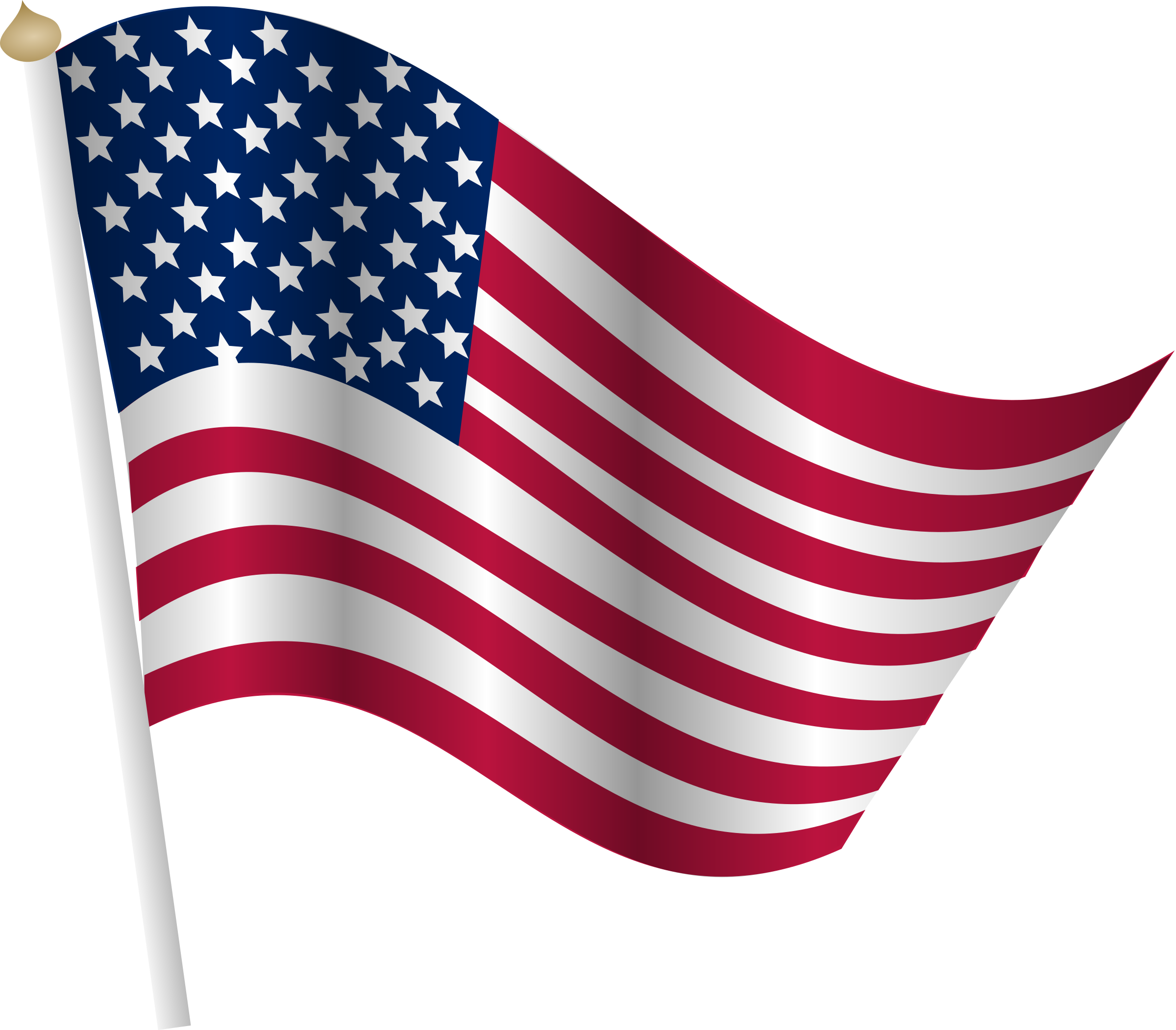American Flag PNG – Transparent Background