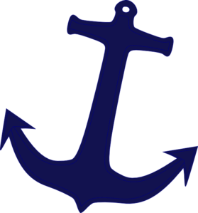 Nautical Anchor PNG – Simple Design
