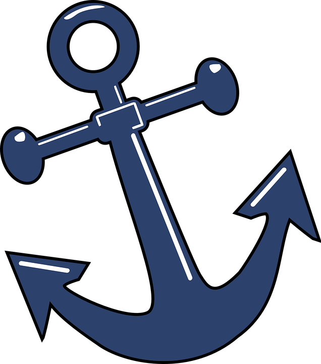 Anchor Clipart PNG – Transparent Background 7