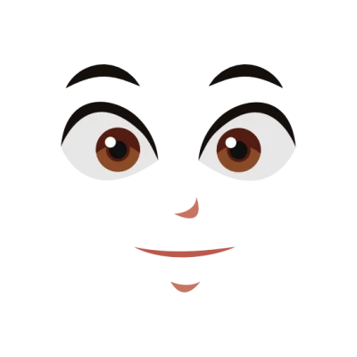 Anime Face PNG – Transparent Background