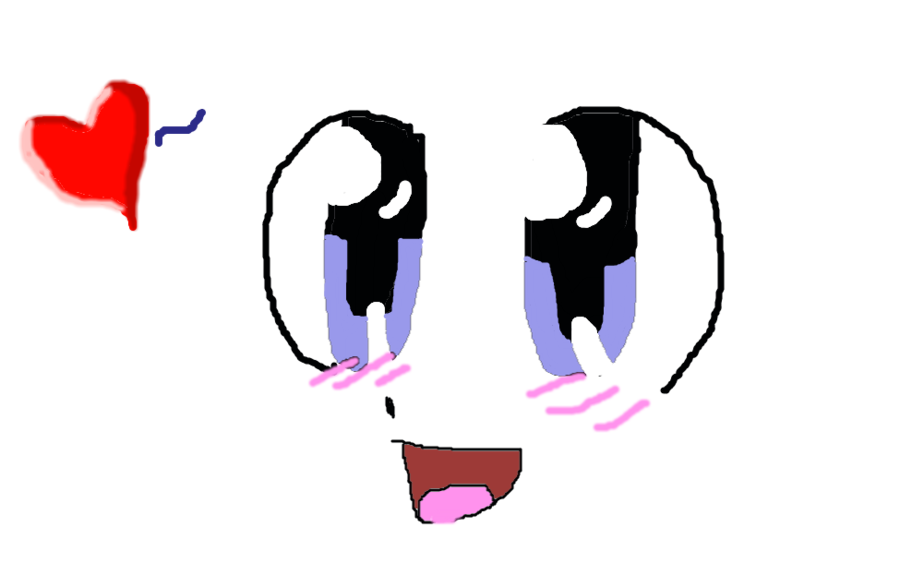 Anime Face PNG – Transparent Background 3