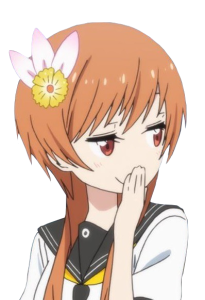 Cute Anime Character Face PNG 1
