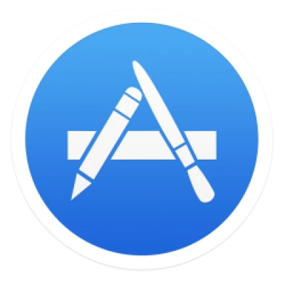 Apple App Store & Mac App Store Logo PNG – Transparent Background