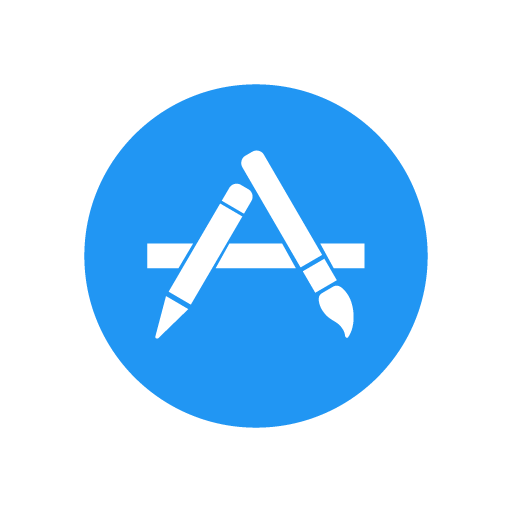 Apple App Store & Mac App Store Logo PNG – Transparent Background 7